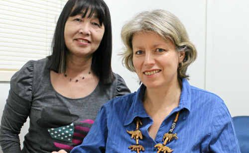 Keiko Brailey and Ruth Power with a taisho koto, which will feature in the Japanese benefit concert. Keiko Brailey and Ruth Power with a taisho koto, which will feature in the Japanese benefit concert.